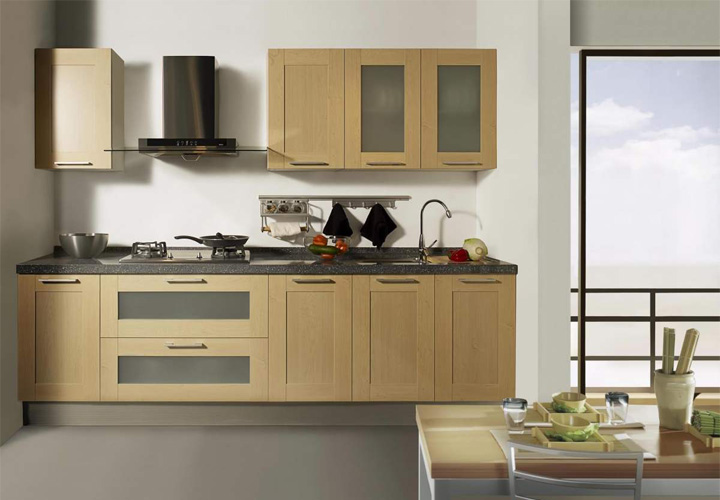 Tủ bếp gỗ công nghiệp CN21